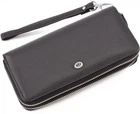Кожаный клатч кошелек на две молнии ST Leather (ST238-2) 98416 Черный