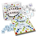 Настольная игра "Составь слово Эрудит" Мастер MKM0316, 244 карточки с буквами