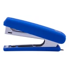 Степлер Buromax RUBBER TOUCH скобы №10 до 12 листов пластиковый синий (BM.4128-02)