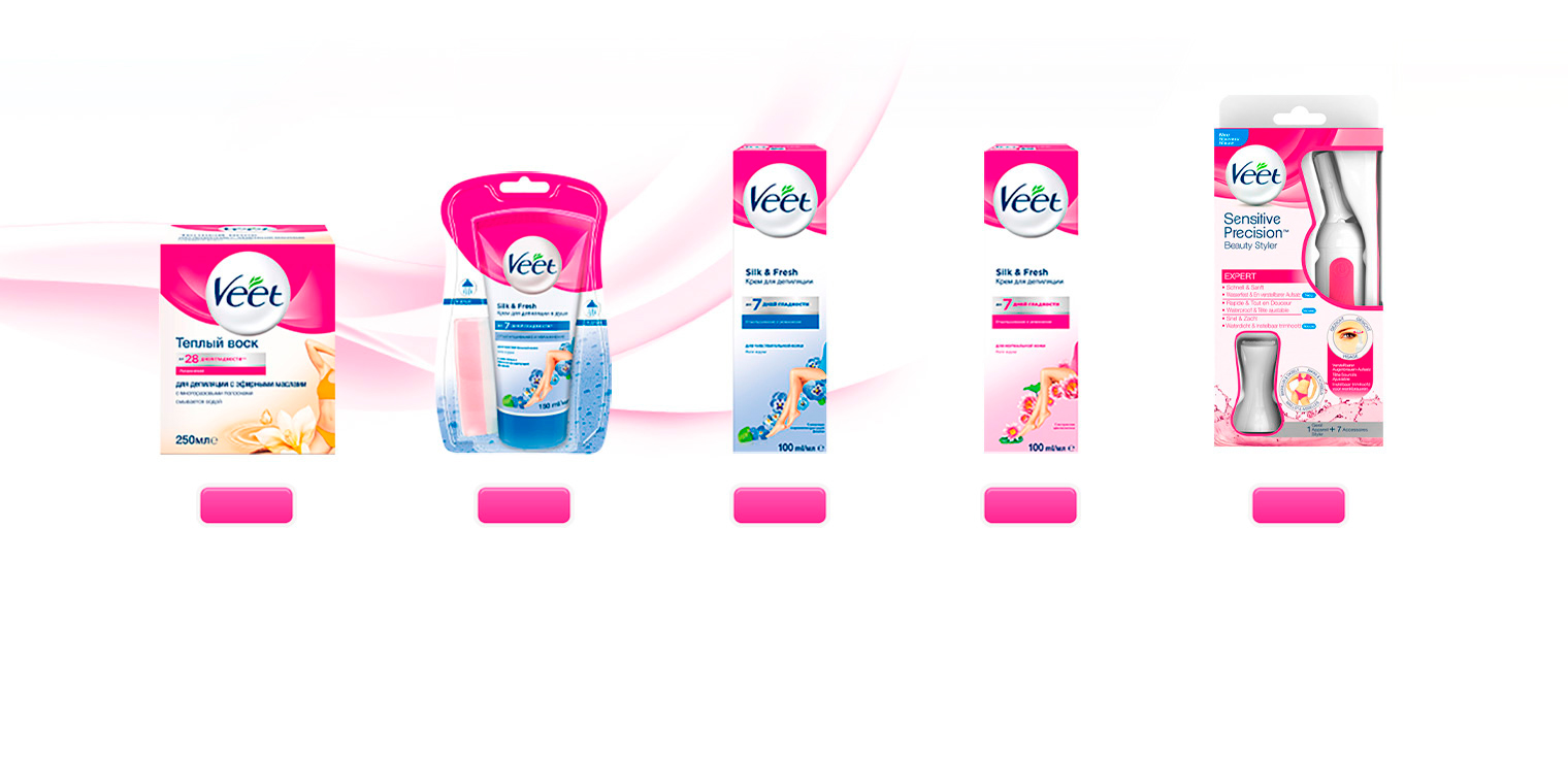 Воскові смужки для депіляції Veet для чутливої шкіри 12 шт ...