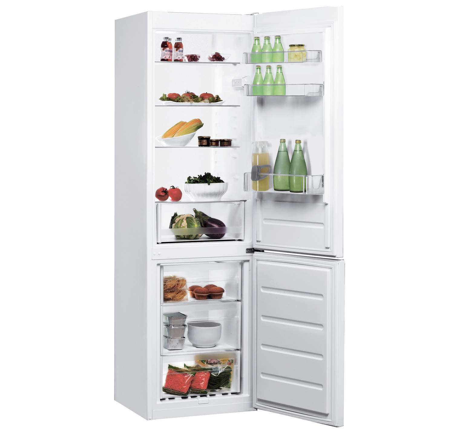 Двокамерний холодильник INDESIT LI8 S1 W + кредит 0% на 10 міс або сертифікат на 100 грн у подарунок + безплатна доставка!
