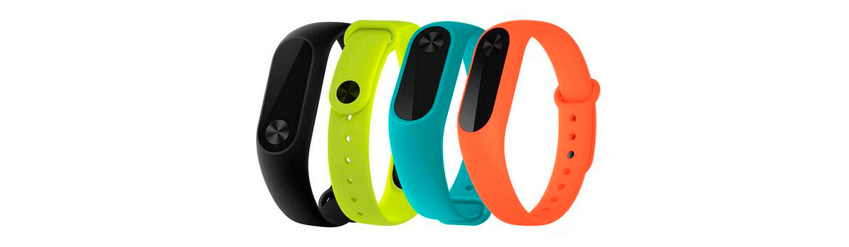 Фитнес-браслет Xiaomi Mi Band 2 OLED Yellow + Черный ремешок в подарок ...