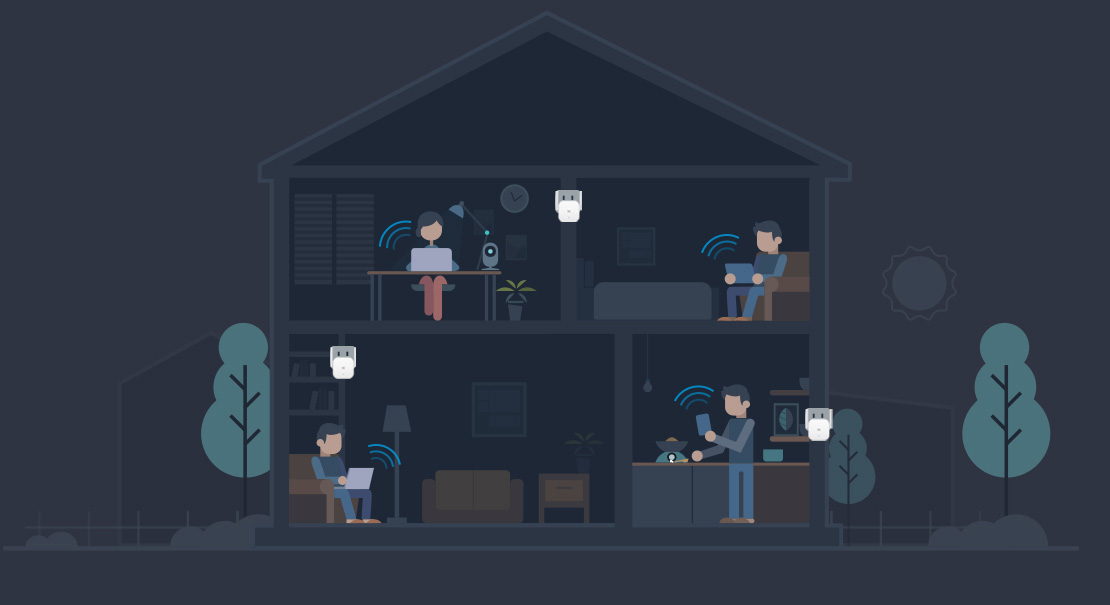 Підсилювач Xiaomi Mi Wi-Fi PowerLine Cat (DVB4171CN)