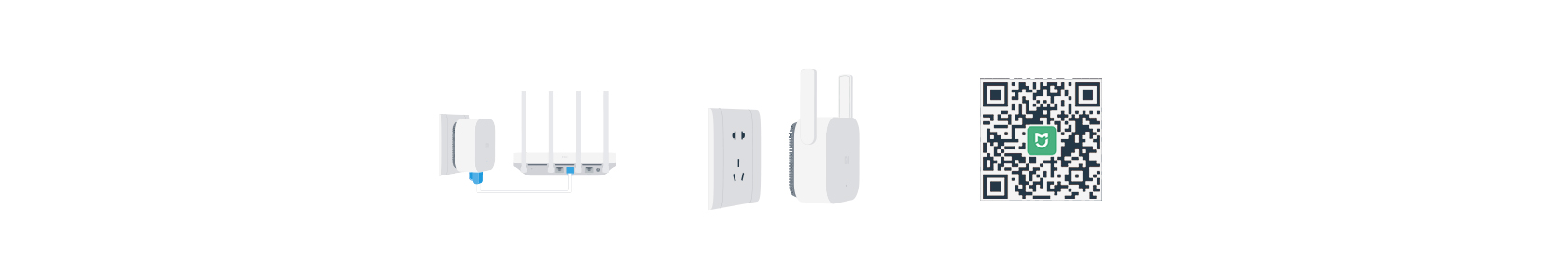 Підсилювач Xiaomi Mi Wi-Fi PowerLine Cat (DVB4171CN)