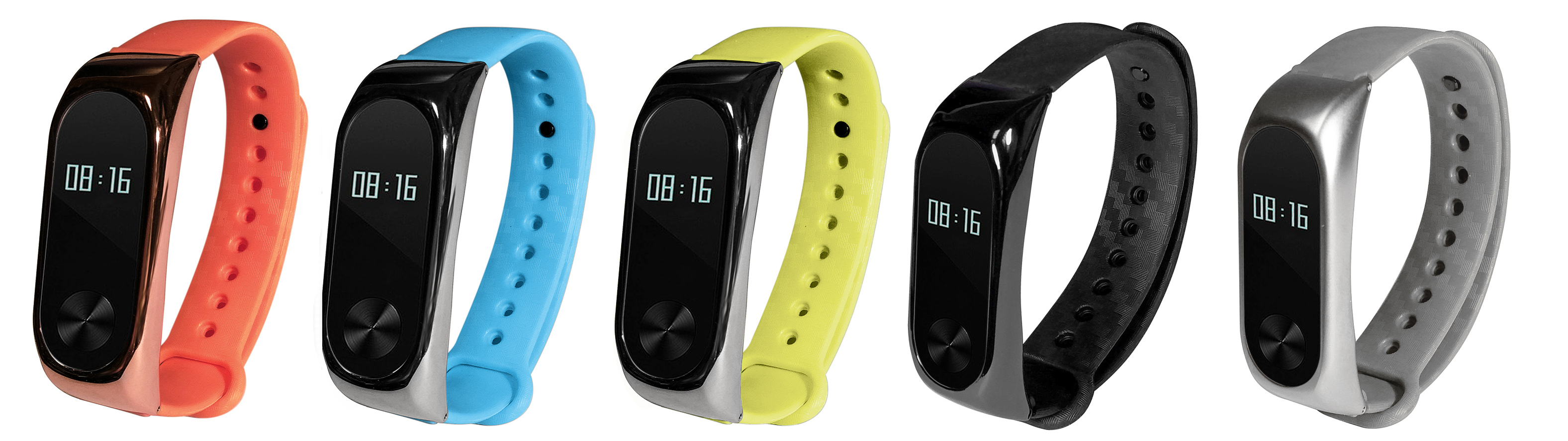 Фітнес-браслет Xiaomi Mi Band 2 OLED MiJobs Carbon Blue + Чорний ...