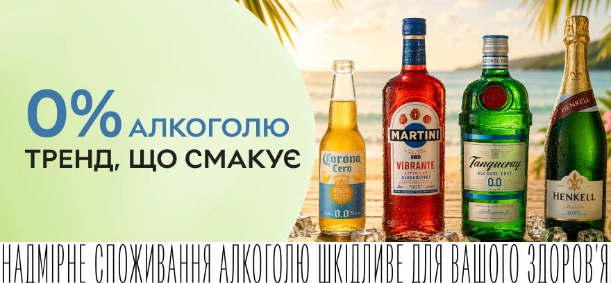 Безалкогольные алкогольные напитки на любой вкус!