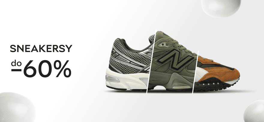 👟Topowe sneakersy sportowe i streetwearowe do -60%!