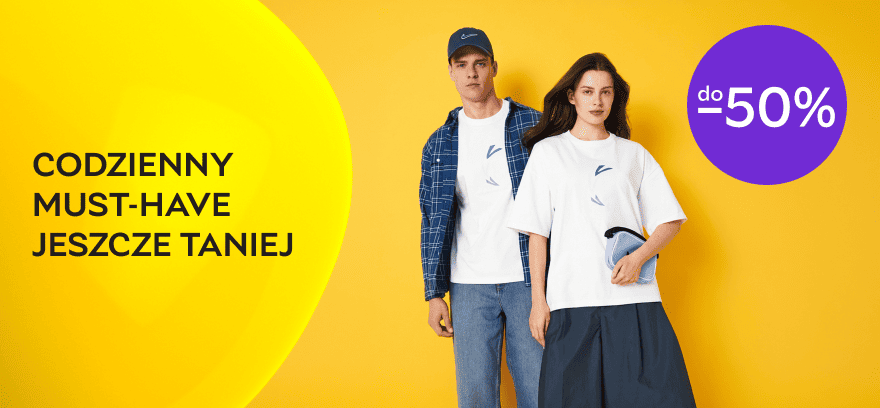 Codzienny must-have do -50%!