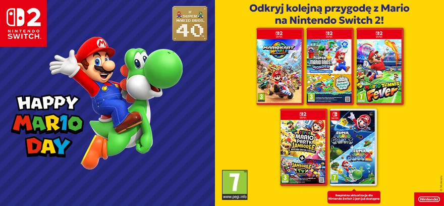 Happy Mario Day - odkryj kolejną przygodę z Mario na Nintendo Switch 2!