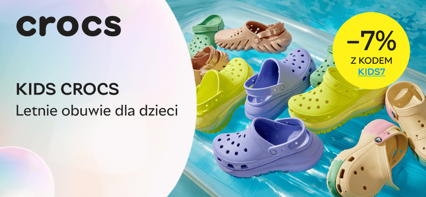Crocs Kids – letnia wygoda dla dzieci! 🎁 Dodatkowe -7% z kodem KIDS7