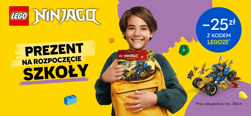 🎁 LEGO® – prezent na rozpoczęcie szkoły! Dodatkowe -25 zł z kodem LEGO25