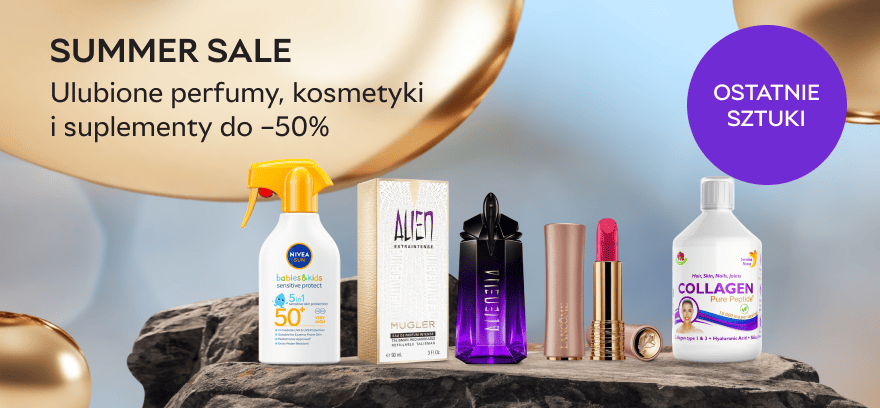 ✨ Summer Sale– ulubione perfumy, kosmetyki i suplementy do -50%!