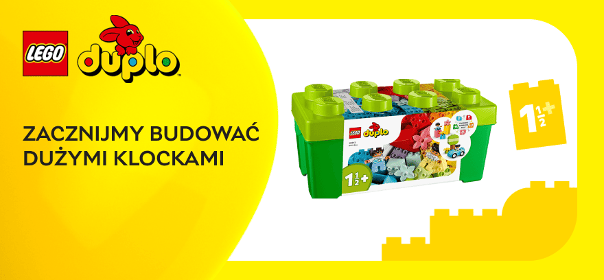 LEGO® DUPLO – zacznijmy budować dużymi klockami!