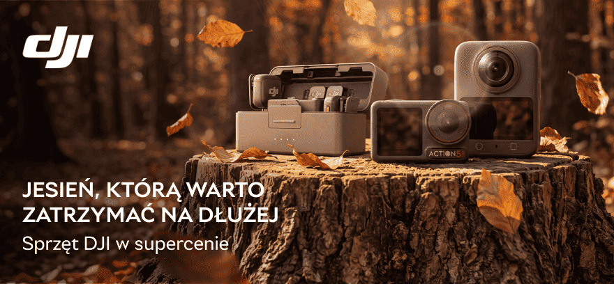 🍂 Jesień, którą warto zatrzymać na dłużej – sprzęt DJI w supercenach!