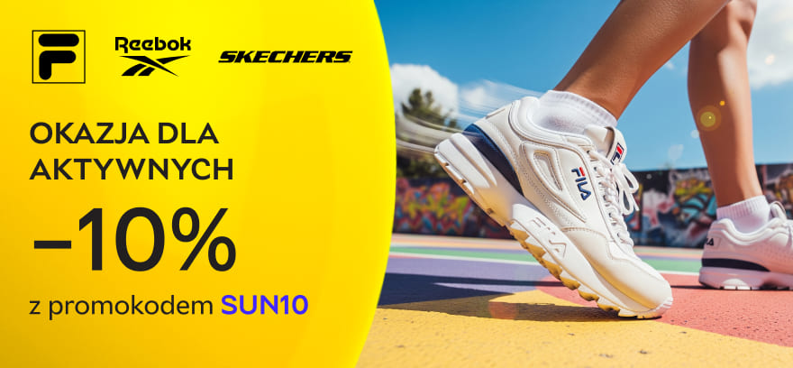 👟Oferta dla aktywnych: -10% na buty i ubrania sportowe z kodem SUN10 🌞