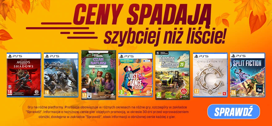 🎮Ceny na gry spadają szybciej, niż liście!