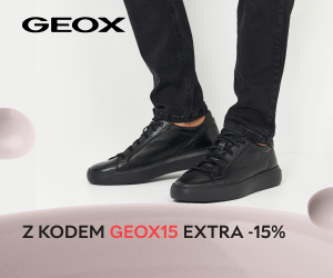 Inny wymiar komfortu z GEOX! Otrzymaj dodatkowe 15% rabatu z kodem GEOX15