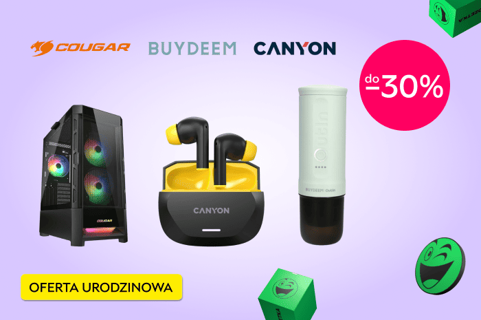 Canyon, Cougar, Buydeem — specjalna oferta z okazji urodzin Rozetka!