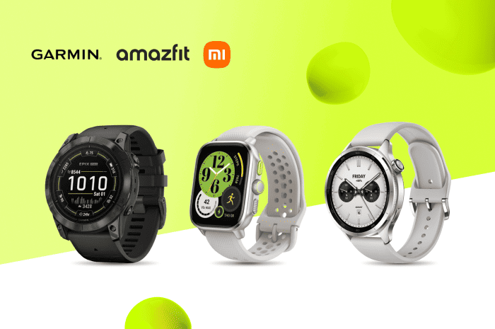 Garmin, Amazfit, Xiaomi – спортивні смарт-годинники за привабливими цінами!