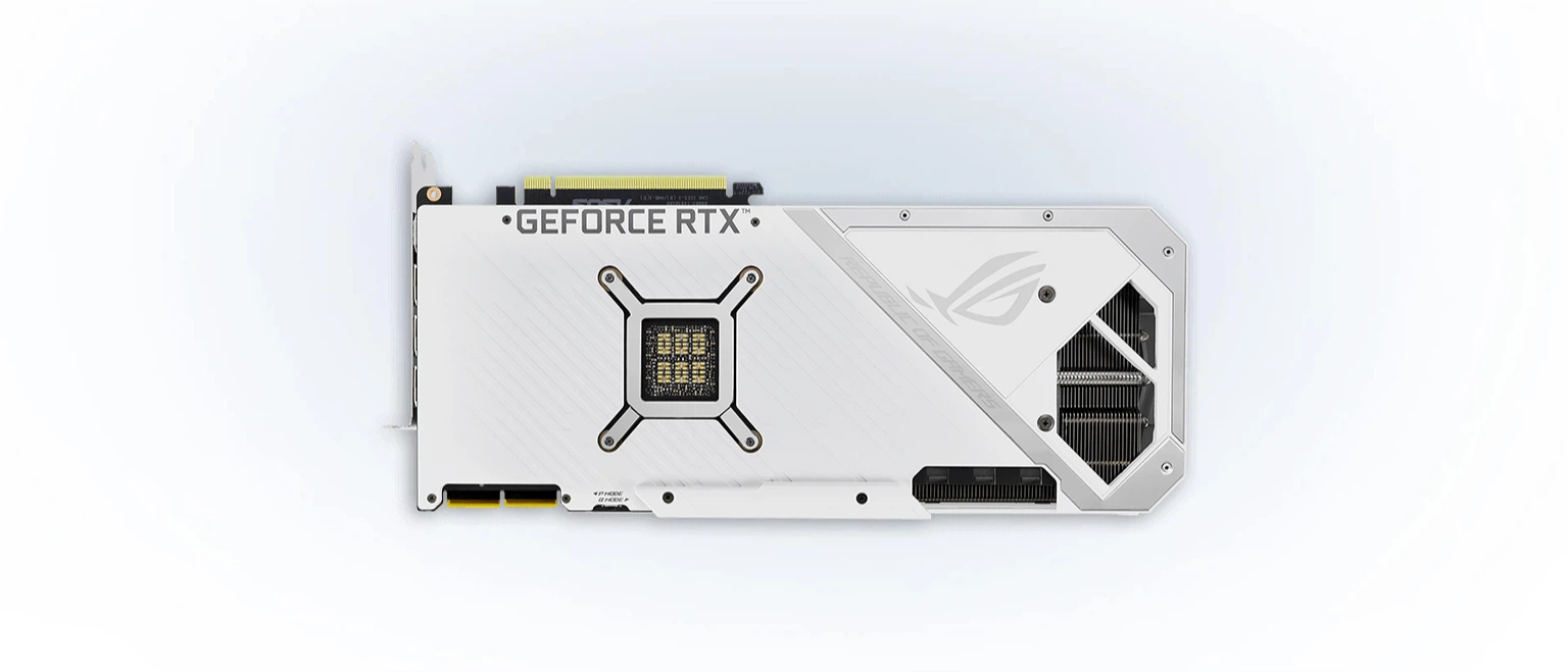 GeForce RTX 3090 ホワイト Відеокарта RTX 3090 24GB Asus ROG Strix OC White Edition GDDR6X