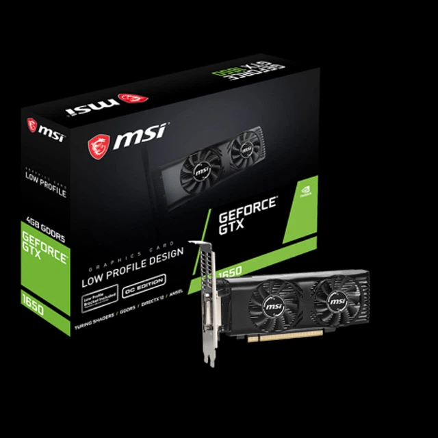 Видеокарта MSI PCI-Ex GeForce GTX 1650 Low Profile OC 4GB Видеокарта MSI PCI-Ex GeForce GTX 1650 Low Profile OC 4GB