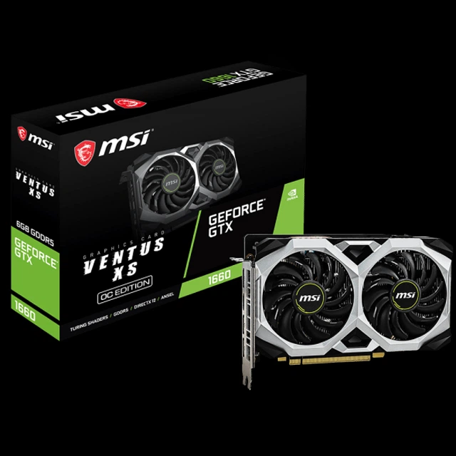 Видеокарта MSI PCI-Ex GeForce GTX 1660 Ventus XS 6G OC 6GB GDDR5