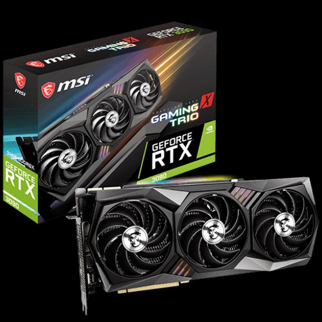 Видеокарта MSI PCI-Ex GeForce RTX 3090 GAMING X TRIO 24GB GDDR6X