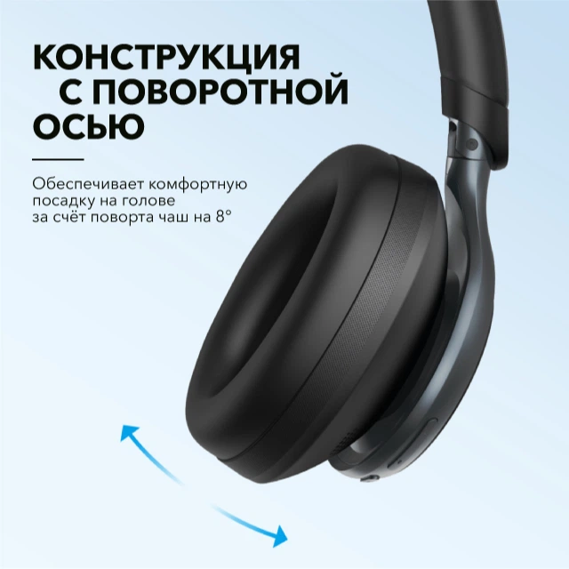 Наушники Anker SoundCore Space One Black (A3035G11) купить в