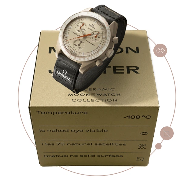 Наручний годинник Swatch x Omega Bioceramic MoonSwatch Collection