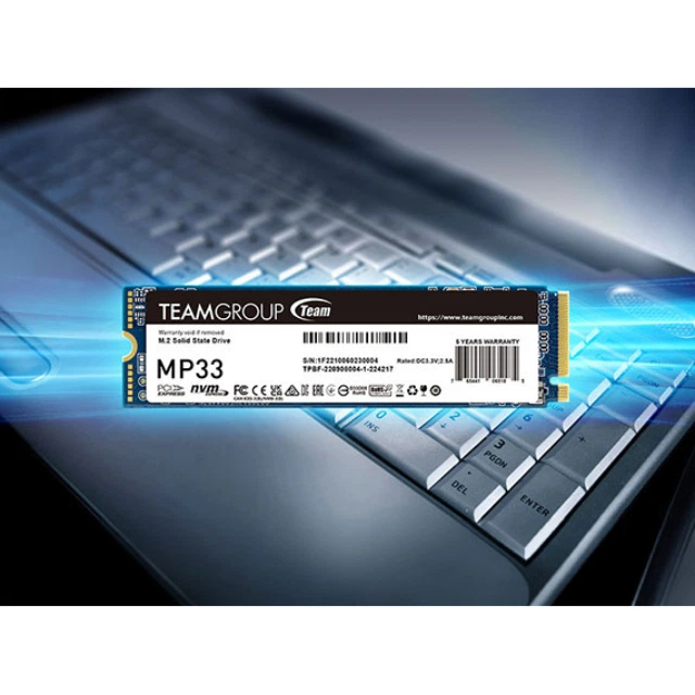 SSD диск Team Group MP33 1TB M.2 2280 PCIe 3.0 x4 3D NAND TLC