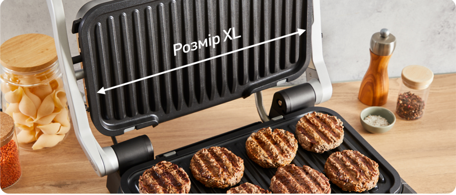 Гриль TEFAL OptiGrill XL GC782D30 – фото, отзывы, характеристики в  интернет-магазине ROZETKA | Купить в Украине: Киеве, Харькове, Днепре,  Одессе, Запорожье, Львове