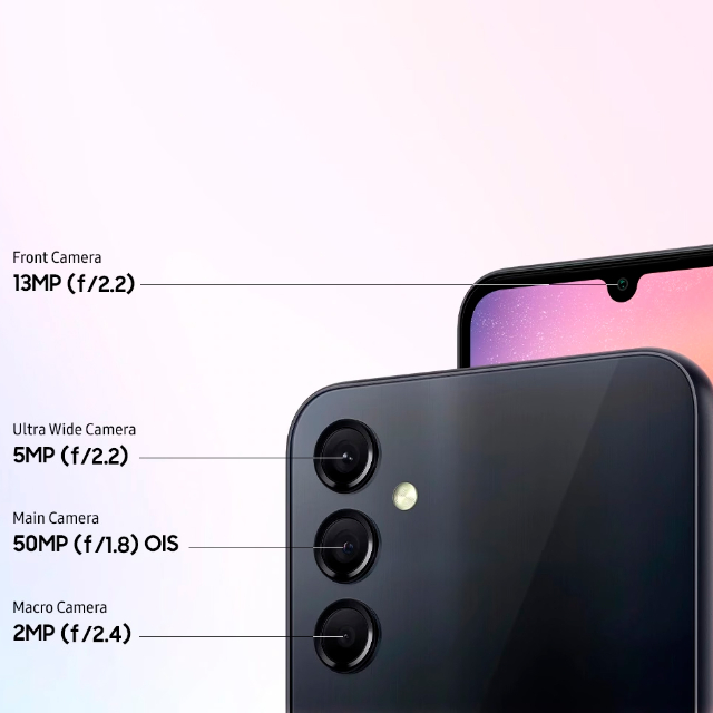 Мобильный телефон Samsung Galaxy A24 6/128GB Black (SM-A245FZKVSEK ...